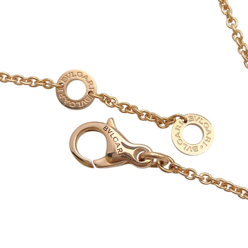 ブルガリ BVLGARI ブルガリブルガリブレス MOP/カーネリアン K18ピンクゴールド 750PG ジュエリー