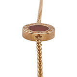 ブルガリ BVLGARI ブルガリブルガリブレス MOP/カーネリアン K18ピンクゴールド 750PG ジュエリー
