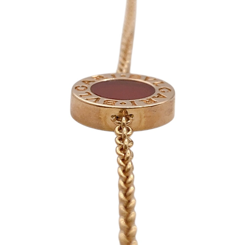 ブルガリ BVLGARI ブルガリブルガリブレス MOP/カーネリアン K18ピンクゴールド 750PG ジュエリー