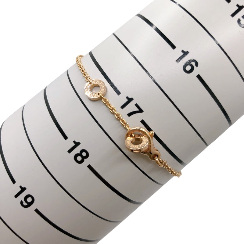 ブルガリ BVLGARI ブルガリブルガリブレス MOP/カーネリアン K18ピンクゴールド 750PG ジュエリー