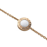 ブルガリ BVLGARI ブルガリブルガリブレス MOP/カーネリアン K18ピンクゴールド 750PG ジュエリー