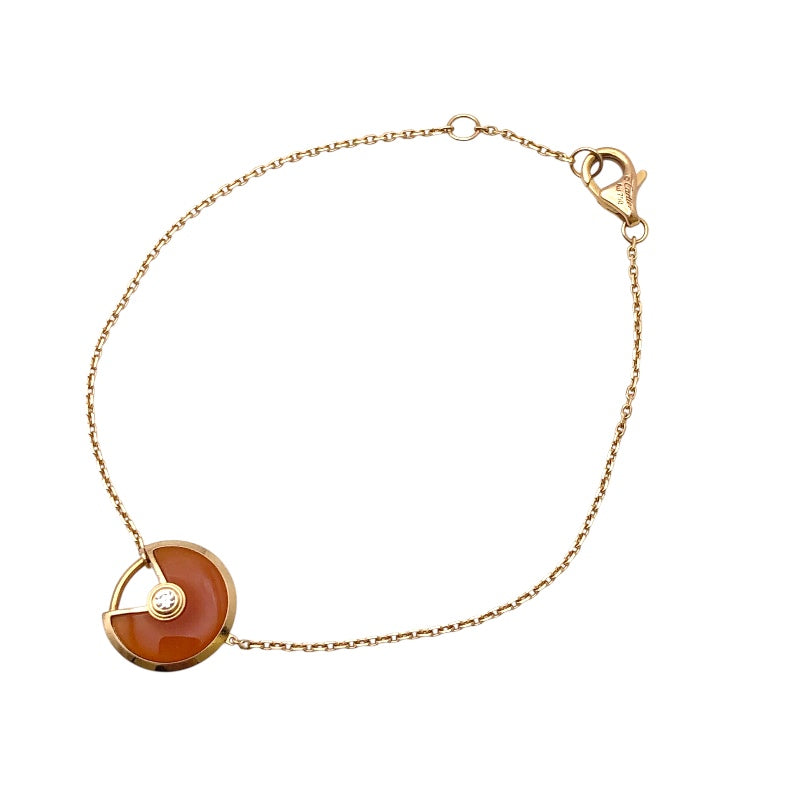カルティエ Cartier アミュレットブレス オレンジ ゴールド K18ピンクゴールド ダイヤモンド ジュエリー