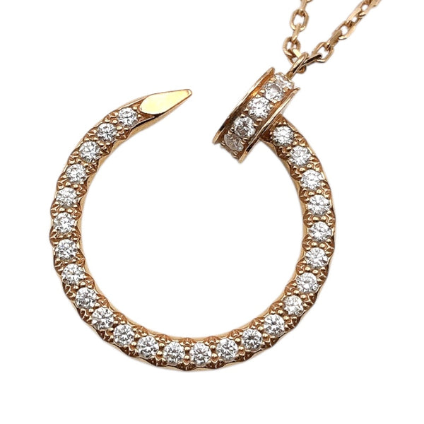 カルティエ Cartier ジュストアンクルダイヤネックレス 750PG/ダイヤモンド ダイヤモンド ジュエリー