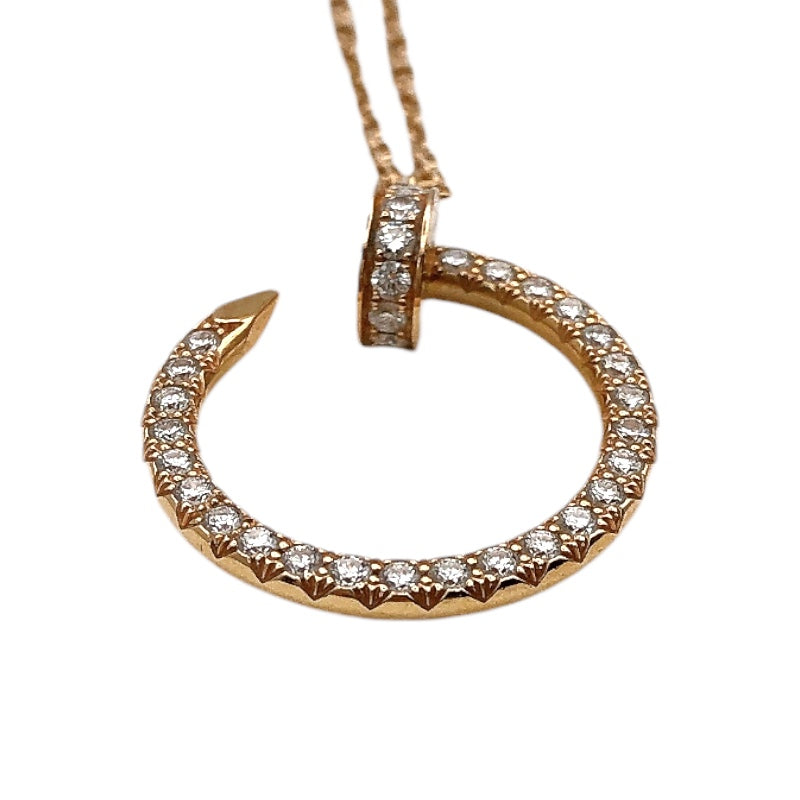 カルティエ Cartier ジュストアンクルダイヤネックレス 750PG/ダイヤモンド ダイヤモンド ジュエリー