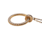 カルティエ Cartier ジュストアンクルダイヤネックレス 750PG/ダイヤモンド ダイヤモンド ジュエリー