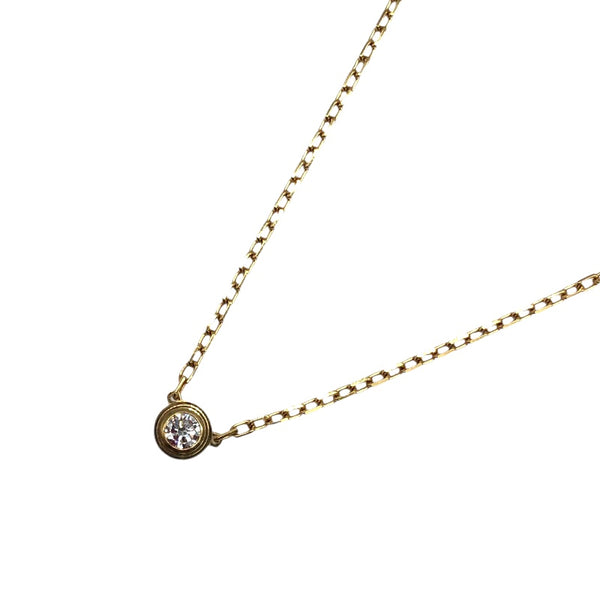 カルティエ Cartier ダムールネックレス スモールモデル K18YG/ダイヤモンド ジュエリー