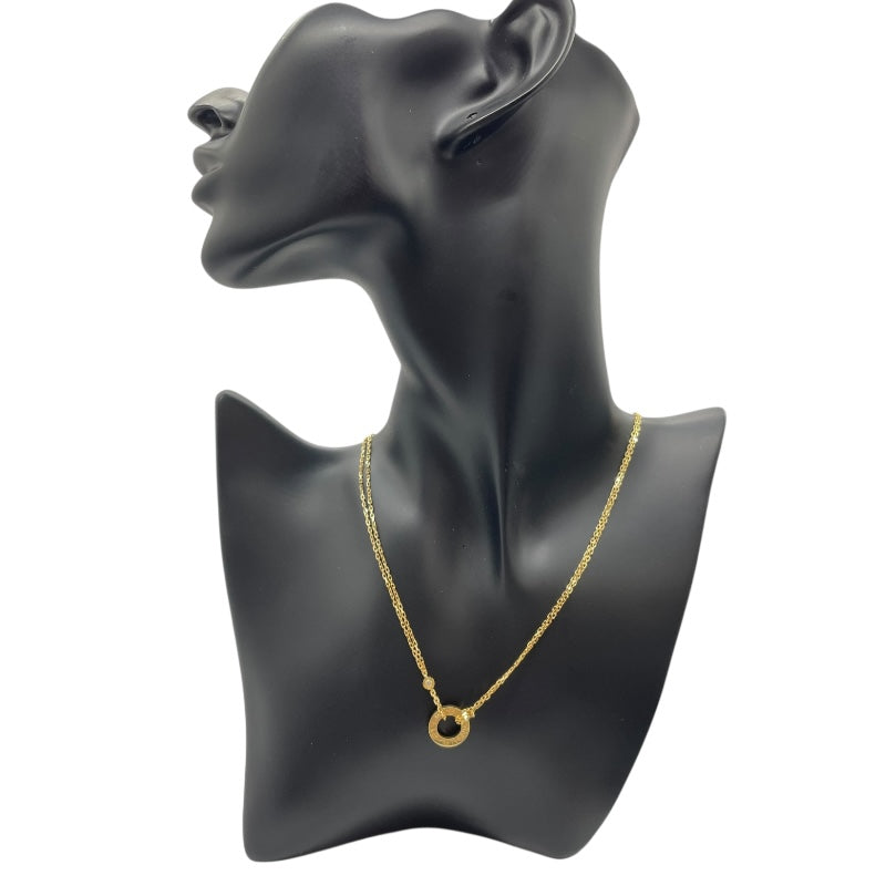 カルティエ Cartier ラブサークルネックレス２Pダイヤ 750YG/ダイヤモンド ジュエリー