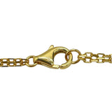 カルティエ Cartier ラブサークルネックレス２Pダイヤ 750YG/ダイヤモンド ジュエリー