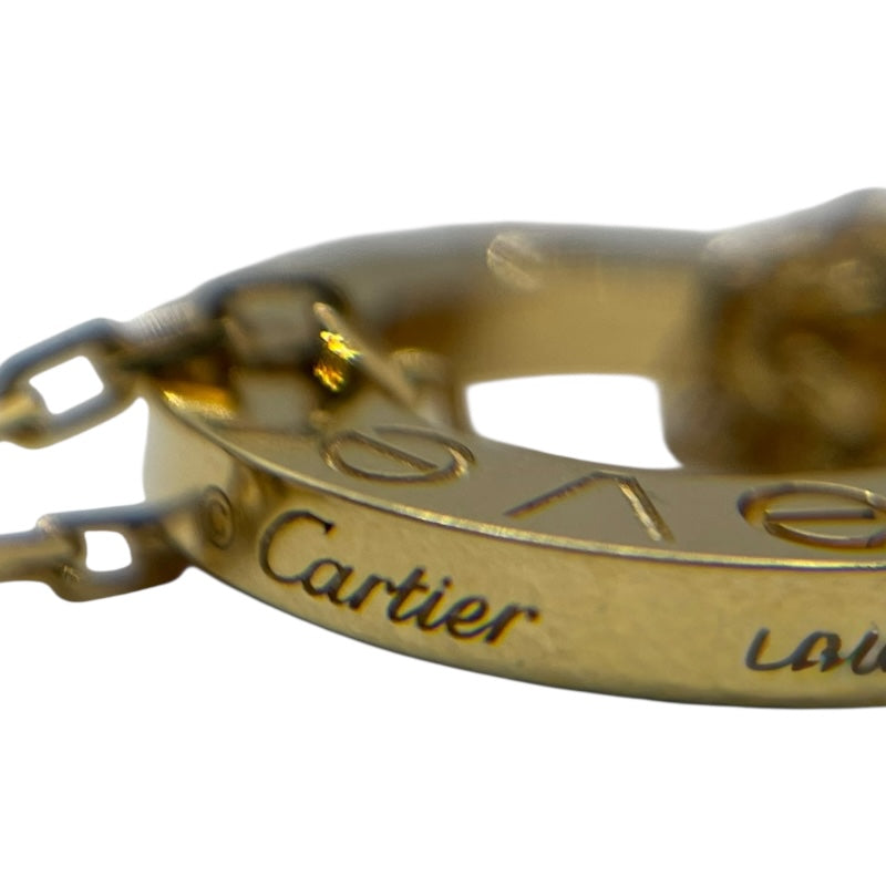 カルティエ Cartier ラブサークルネックレス２Pダイヤ 750YG/ダイヤモンド ジュエリー
