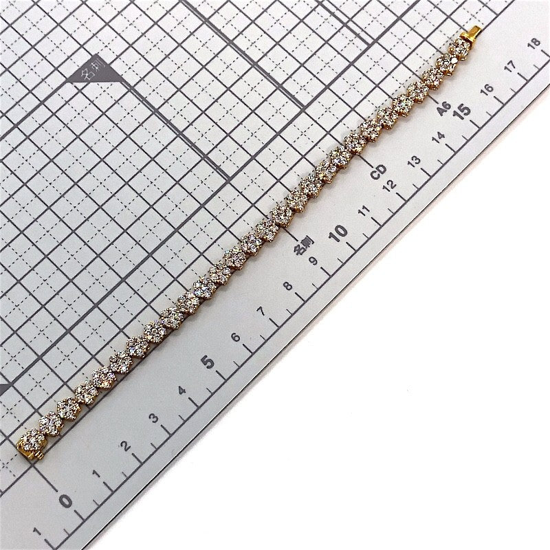 ダイヤモンドブレスレット Au750/ダイヤモンド ジュエリー