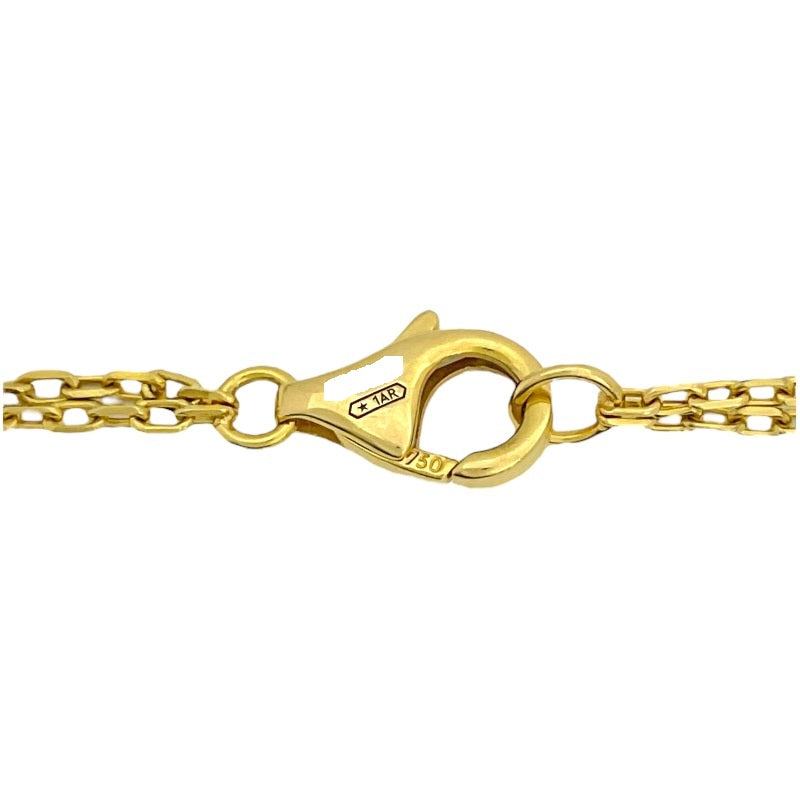 カルティエ Cartier ラブサークル ネックレス K18YG ダイヤモンド ジュエリー
