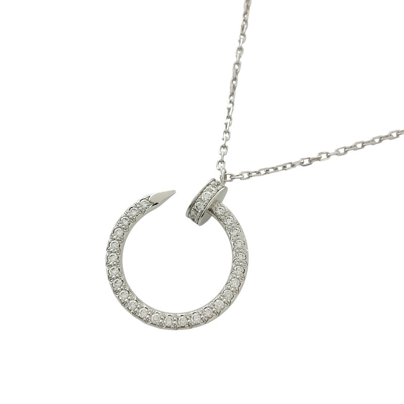 カルティエ Cartier ジュスト アン クル ダイヤモンド ネックレス K18WG ダイヤモンド ジュエリー