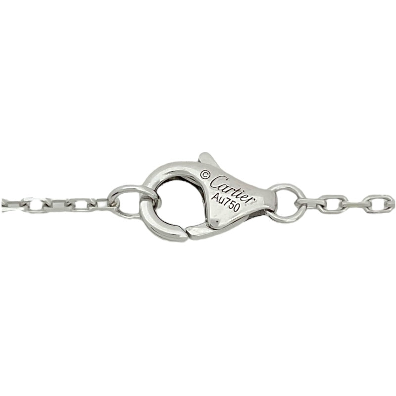 カルティエ Cartier ジュスト アン クル ダイヤモンド ネックレス K18WG ダイヤモンド ジュエリー