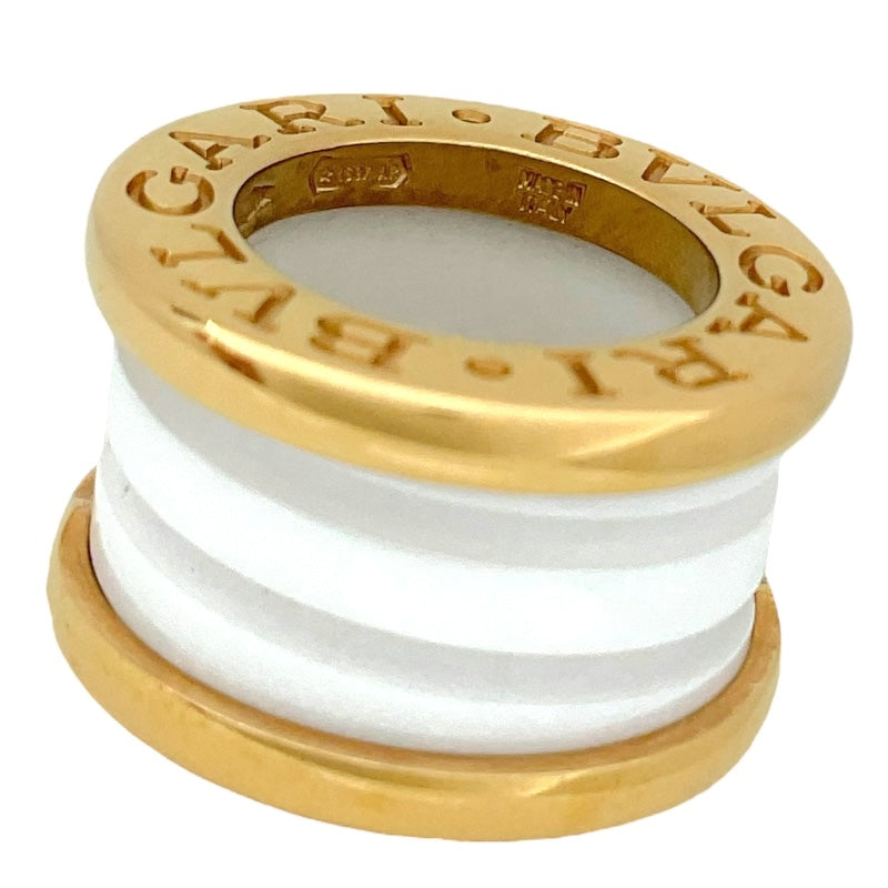ブルガリ BVLGARI ビーゼロワン ネックレス ピンクゴールド K18PG ホワイトセラミック ジュエリー