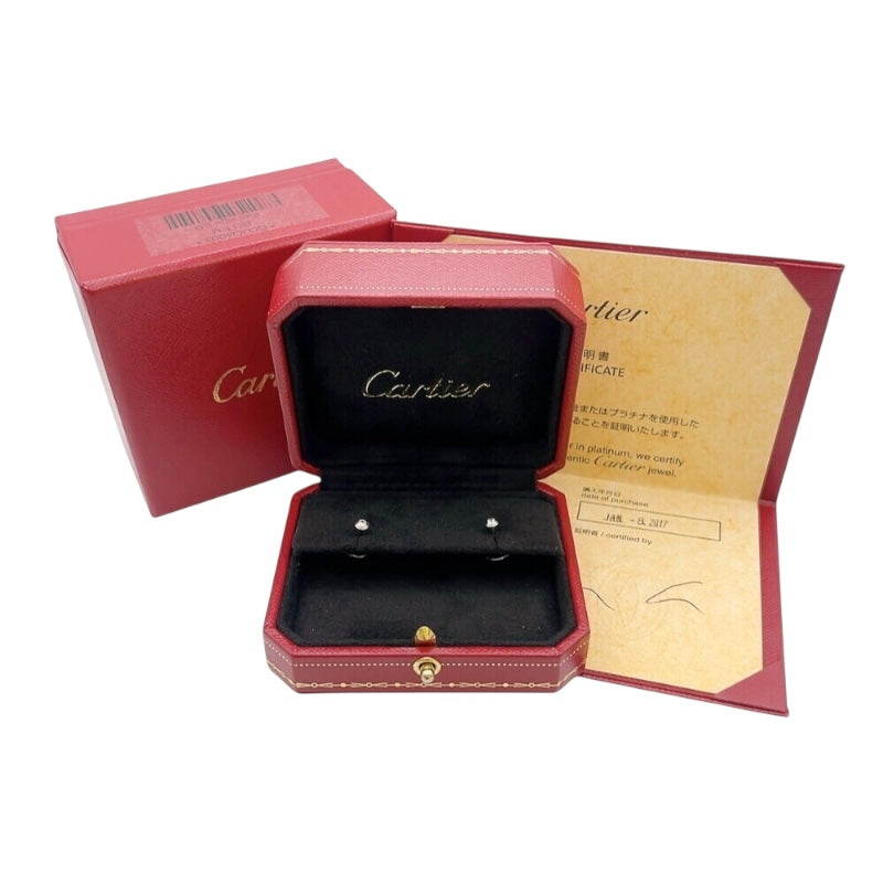 カルティエ Cartier ダムールピアスXS シルバー 750WG ジュエリー