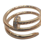 カルティエ Cartier ジュストアンクルリング 750PG/ダイヤモンド ジュエリー