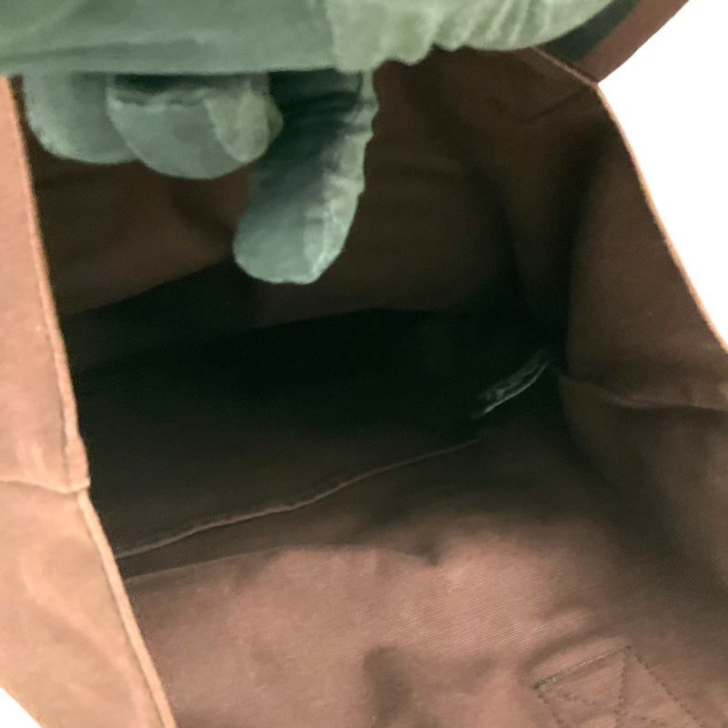 エルメス HERMES ﾌｰﾙﾄｩｶﾊﾞｽ ボルドー・ネイビー ﾄﾜﾙ ユニセックス トートバッグ