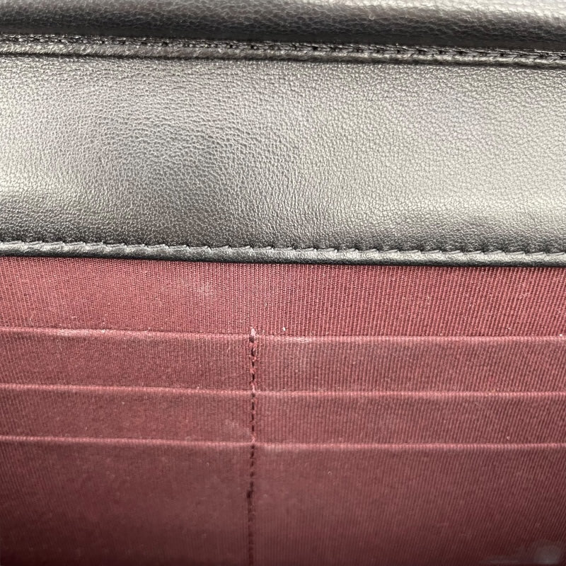 シャネル CHANEL マトラッセ チェーンウォレット A33814 26番台 ブラック　ゴールド金具 ラムスキン レディース ショルダーバッグ