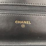 シャネル CHANEL マトラッセ チェーンウォレット A33814 26番台 ブラック　ゴールド金具 ラムスキン レディース ショルダーバッグ