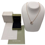 ヴァンクリーフ＆アーペル Van Cleef & Arpels ドゥパピヨン ネックレス RG ダイヤモンド ジュエリー