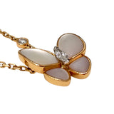 ヴァンクリーフ＆アーペル Van Cleef & Arpels ドゥパピヨン ネックレス RG ダイヤモンド ジュエリー