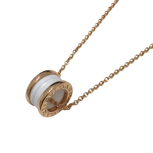 ブルガリ BVLGARI ビーゼロワンネックレス ゴールド Au750 セラミック ジュエリー
