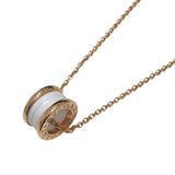 ブルガリ BVLGARI ビーゼロワンネックレス ゴールド Au750 セラミック ジュエリー