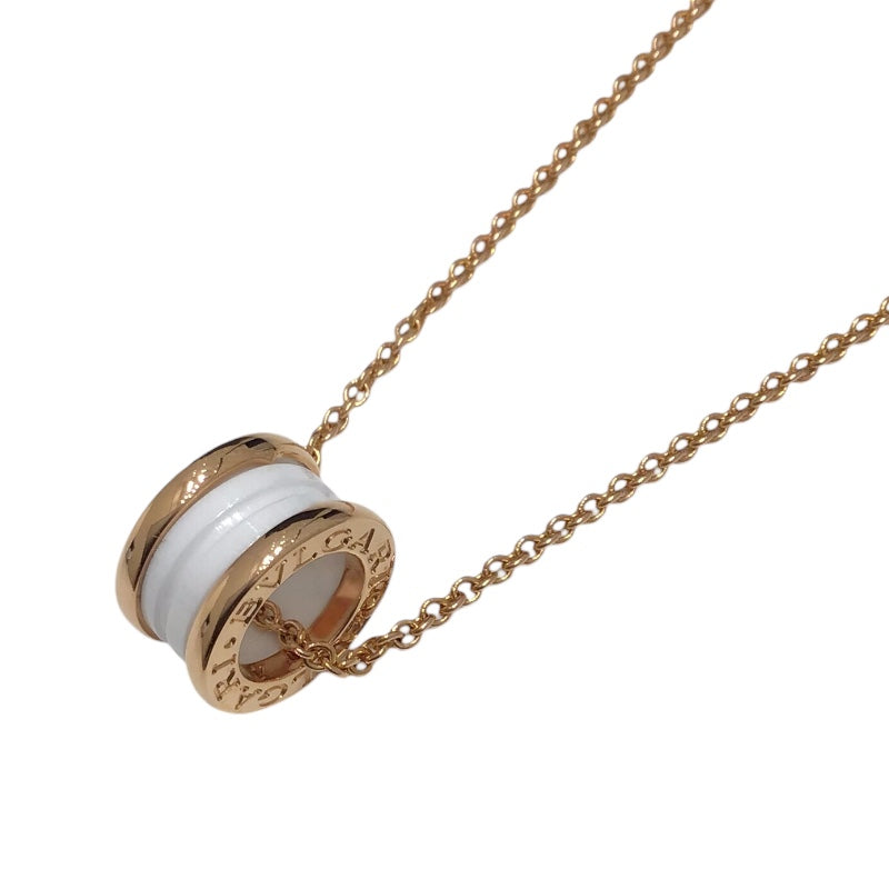ブルガリ BVLGARI ビーゼロワンネックレス ゴールド Au750 セラミック ジュエリー