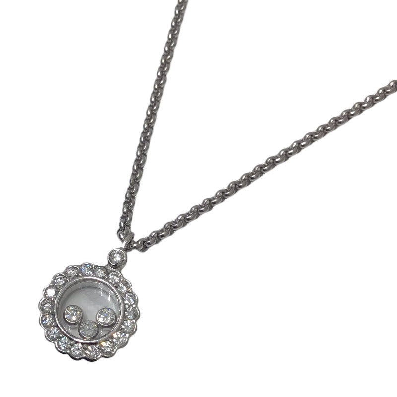 ショパール Chopard ハッピーダイヤネックレス　3PD 750WG ホワイトゴールド 750 ジュエリー