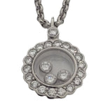 ショパール Chopard ハッピーダイヤネックレス　3PD 750WG ホワイトゴールド 750 ジュエリー
