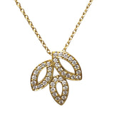 ハリーウィンストン HARRY WINSTON リリークラスターミニダイヤネックレス イエローゴールド 750 ジュエリー