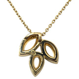 ハリーウィンストン HARRY WINSTON リリークラスターミニダイヤネックレス イエローゴールド 750 ジュエリー