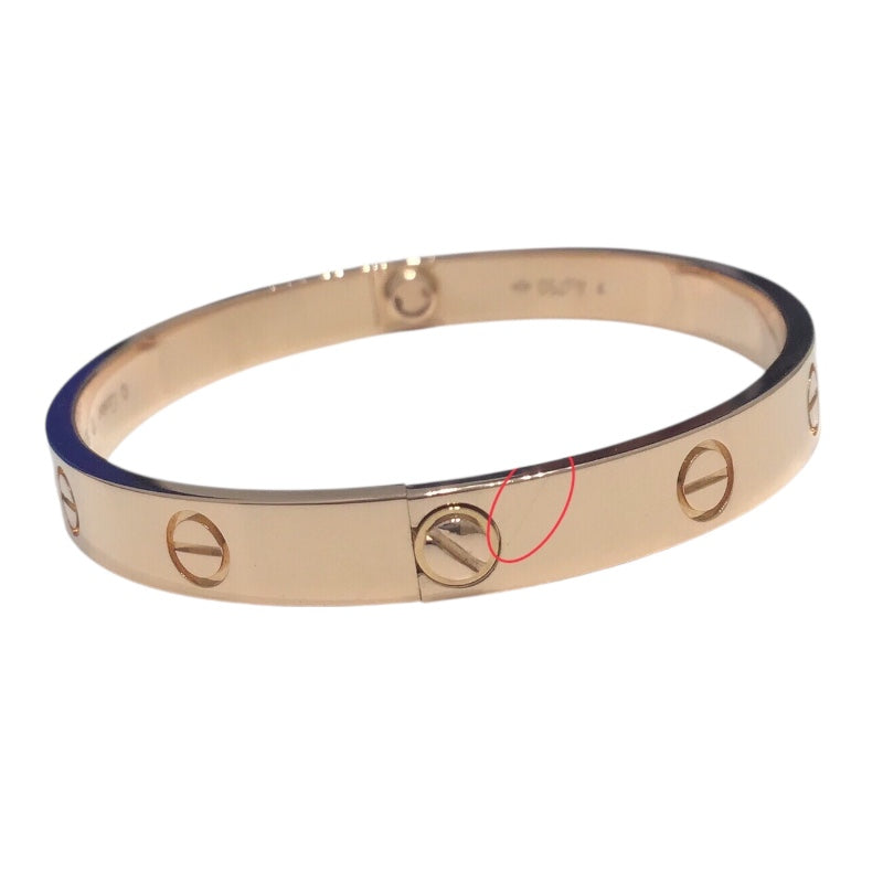 カルティエ Cartier ラブブレス ピンクゴールド Au750 ジュエリー