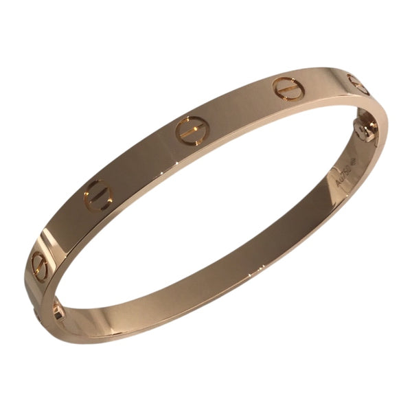 カルティエ Cartier ラブブレス ピンクゴールド Au750 ジュエリー