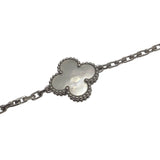 ヴァンクリーフ＆アーペル Van Cleef & Arpels ヴィンテージアルハンブラ 5PブレスMOP ホワイトゴールド 750WG　MOP ジュエリー