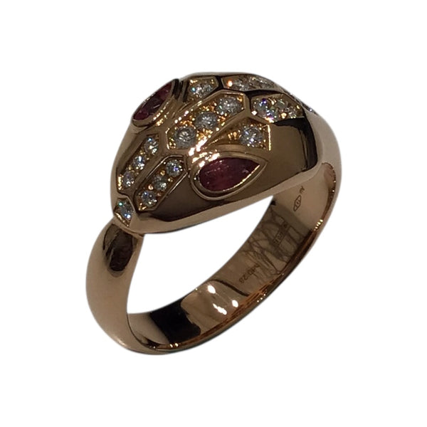 ブルガリ BVLGARI セルペンティリング Au750 ジュエリー