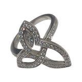 ハリーウィンストン HARRY WINSTON リリークラスターリング Pt950 ジュエリー