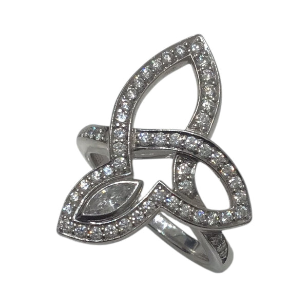 ハリーウィンストン HARRY WINSTON リリークラスターリング Pt950 ジュエリー