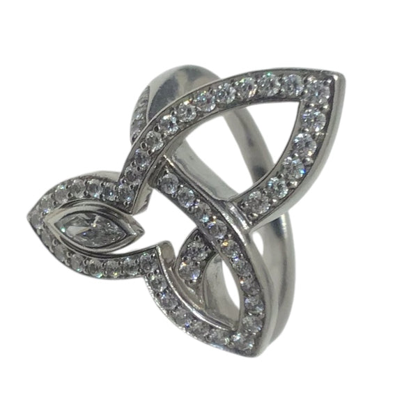 ハリーウィンストン HARRY WINSTON リリークラスターリング Pt950 ジュエリー