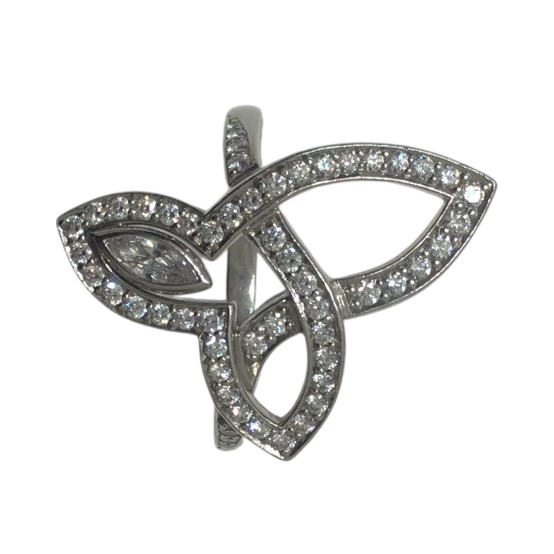 ハリーウィンストン HARRY WINSTON リリークラスターリング Pt950 ジュエリー