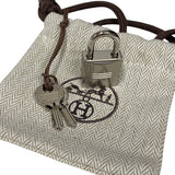 エルメス HERMES ピコタンロックMM W刻 ブラック シルバー金具 トリヨン レディース トートバッグ