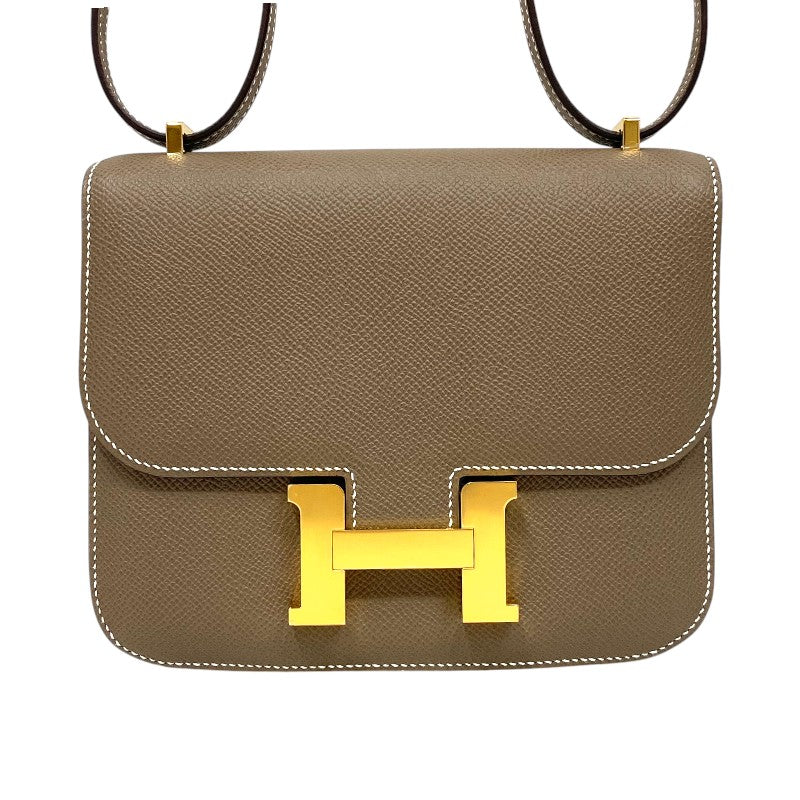 エルメス HERMES コンスタンス3 ミニ B刻 エトゥープ ゴールド金具 エプソン レディース ショルダーバッグ