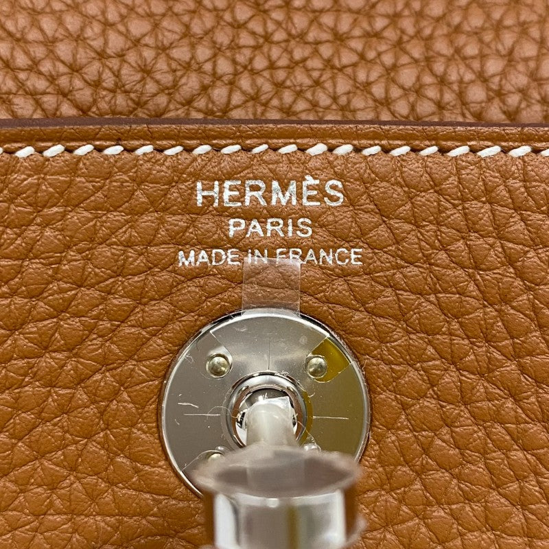 エルメス HERMES リンディミニ W刻 ゴールド シルバー金具 トリヨン レディース ショルダーバッグ