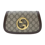グッチ GUCCI ブロンディ ベルトバッグ 703807 ブラウン GGスプリームキャンバス/レザー レディース ウエストバッグ