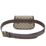 グッチ GUCCI ブロンディ ベルトバッグ 703807 ブラウン GGスプリームキャンバス/レザー レディース ウエストバッグ