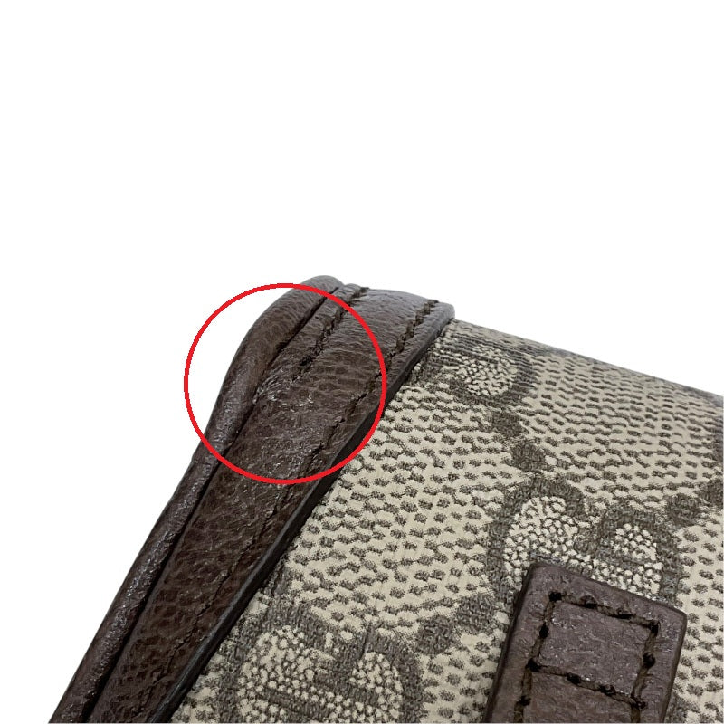 グッチ GUCCI ブロンディ ベルトバッグ 703807 ブラウン GGスプリームキャンバス/レザー レディース ウエストバッグ
