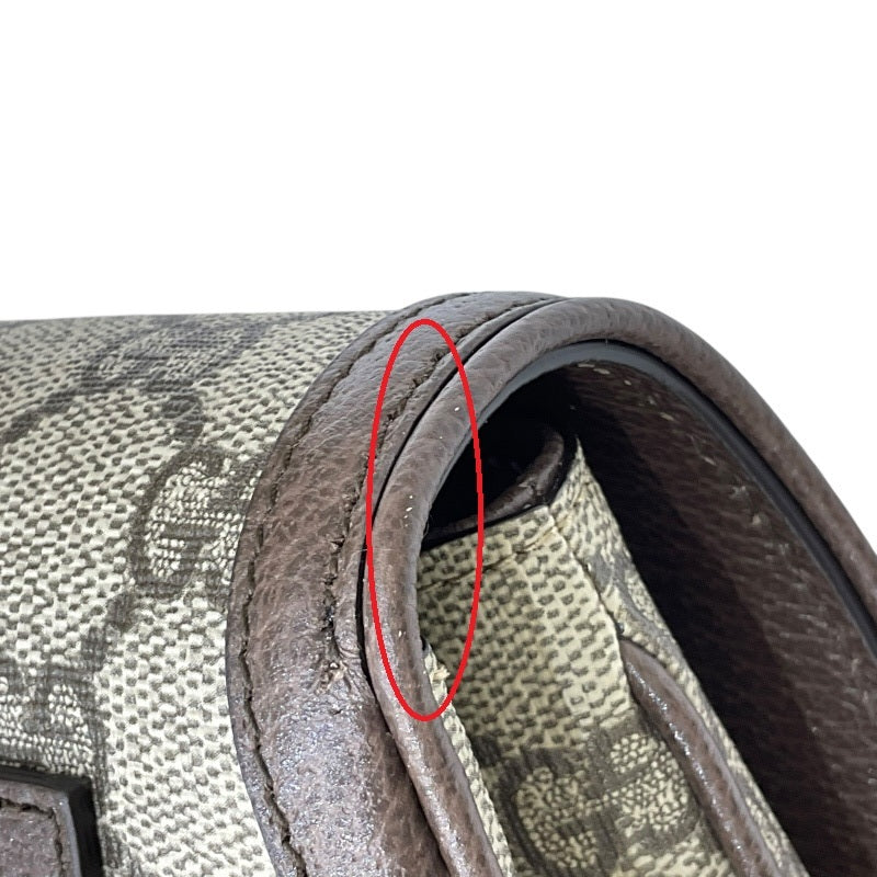 グッチ GUCCI ブロンディ ベルトバッグ 703807 ブラウン GGスプリームキャンバス/レザー レディース ウエストバッグ