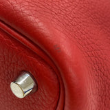 エルメス HERMES ピコタンロックPM □R刻 ルージュザック シルバー金具 トリヨン レディース トートバッグ