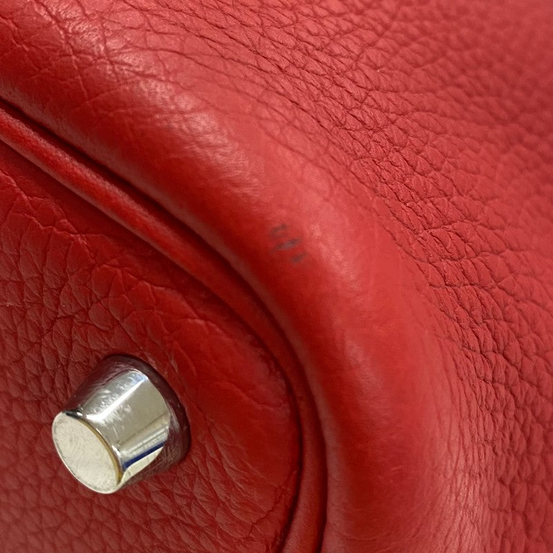 エルメス HERMES ピコタンロックPM □R刻 ルージュザック シルバー金具 トリヨン レディース トートバッグ