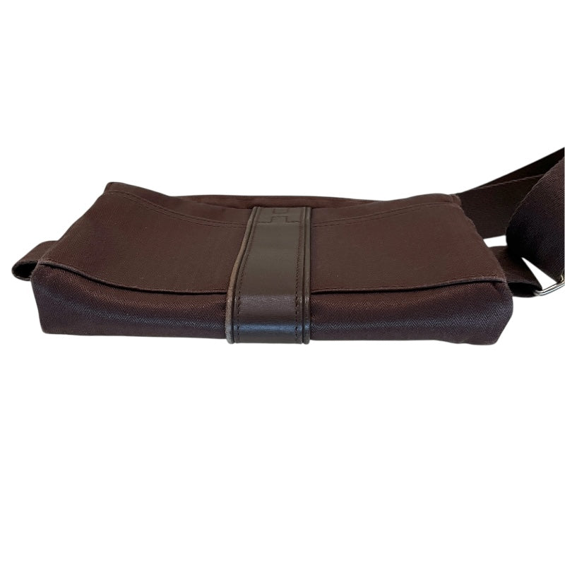 エルメス HERMES アカプルコポシェットサンチュール ブラウン ﾄﾜﾙ･ﾚｻﾞｰ レディース ショルダーバッグ